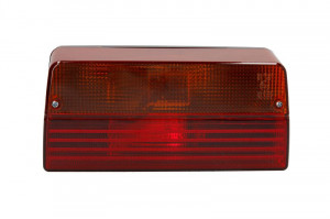 Lampa spate Dreapta/Stanga potrivit JOHN DEERE 100, 110, 200, 210, 300, 310, 310L, 400, 410L, 510, 515, 575, 5415 2WD (portocaliu/rosu, cu indicator, cu lumini frana, lumini parcare/pozitie)