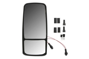 Oglinda laterala, cu incalzire, latime: 220mm, inaltime: 420mm