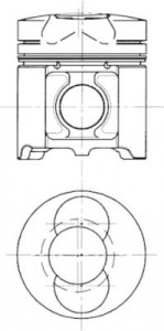 Set piston cu manson (STD) FENDT 200, 300, F; CARRARO 3000, 8,1000, X.1000; DEUTZ FAHR 10000, 2000, 3000, 4000, 5000, 6000, 7000, AGROCOMPACT, AGROLUX, AGROPLUS 4.236-F6L913 - Img 2