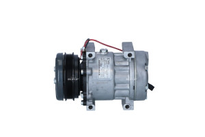 Compresor aer conditionat 12V potrivit MASSEY FERGUSON 5425, 5435, 5445, 5455, 5460, 5470, 5480, 6445 (DYNA), 6455, 6460, 6465, 6470, 6475, 6480, 6485, 6490, 6495, 6497 (R134a)