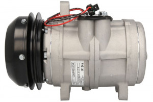 Compresor aer conditionat 24V potrivit JOHN DEERE 672B, 772B, 772BH, 790, 790E, 844, 850B (R134a)