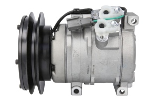 Compresor climatizare 24V potrivit JOHN DEERE 120C, 180C W, 450D, 600; KOMATSU CS360-1, D275AX-5, D275AX-5E0, D275AX-5SL, D41E-3, D41E-6, D41P-3, D41P-6, D41P-6K, D575A-2 (R134a)