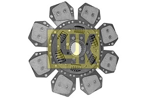 Disc ambreiaj ceramica potrivit AGCO LT 75 A, LT 90 A; LANDINI 5-090H T4, 5-100H T4, 5-110H T4, 5-115H T4; MASSEY FERGUSON 5425, 5435, 5445, 5455, 5460, 5465 (327mm, numar adaptori: 8) - Img 3
