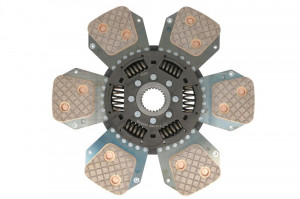 Disc ambreiaj ceramica potrivit DEUTZ FAHR 80, 90; HUERLIMANN 478 PRESTIGE, 478.4, 488 T PRESTIGE, 95 TRADITION, 85, 85 T, 85 TB, 95, 95 T, 95 TB, 105, 110, 908 (330mm, numar adaptori: 6) - Img 3