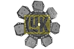 Disc ambreiaj ceramica potrivit JOHN DEERE 1640, 2040, 2040F, 2040S, 2140, 2140DT, 2250, 2250F, 2350 2WD, 2350 4WD, 2355, 2355N, 2450, 2450F, 2555, 2650 (321mm, numar adaptori: 7) - Img 3