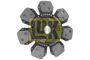 Disc ambreiaj ceramica potrivit LANDINI 115, 115 BLUE, 125, 130, 130 BLUE, 135, 145, 160, 165, 105, 105 TECHNO, 105 TOP, 115 TECHNO, 115 TOP, 120 TECHNO, 120 TOP (350mm, numar adaptori: 7)