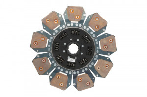 Disc ambreiaj ceramica potrivit MERCEDES 1100 MB-TRAC, 1300 MB-TRAC, 1500 MB-TRAC, U 1000, U 1000T, U 1200, U 1200T, U 1250, U 1250L, U 1250,U 1250L, U 1300 (330mm, numar adaptori: 6) - Img 2