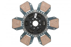 Disc ambreiaj potrivit FARMTRAC 75; MASSEY FERGUSON 3645, 3645 NEW, 3650, 3655 NEW (310mm, numar adaptori: 6) - Img 2