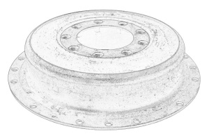 Disc ambreiaj potrivit JOHN DEERE 7200 R, 7210 R, 7215 R, 7230 R, 7250 R, 7260 R, 7270 R, 7280 R, 7290 R, 7310 R, 8100, 8110, 8120, 8130 2WD, 8130 4WD, 8200, 8210, 8220, 8230