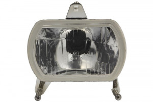 Far universal Dreapta/Stanga potrivit AGRO (R2, 12V, transparent, negru)