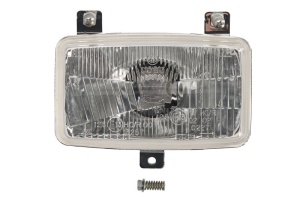 Far universal (H4,12/24V, inaltime 93mm, transparent, metal, faza scurta, semnalizare) potrivit DEUTZ; Lamborghini; SAME