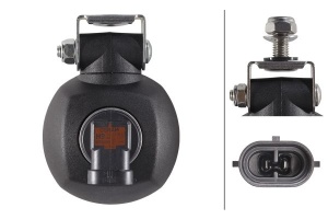 Lampa de lucru Lampa de lucru (H9,12V, 65W, inaltime: 113mm, latime: 83mm, adancime: 88mm, diametru: 83mm) potrivita John Deere 5000,6000,6M, 6R - Img 3