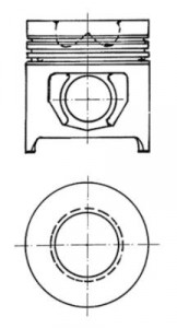Set piston cu manson (STD) IVECO ZETA; FIAT 100-XX, 115-XX, 130-XX, 55-XX, 60-XX, 600, 70-XX, 700, 80-XX, 82-XX, 90-XX, F, FB, FE, TL; FIATAGRI DI, F; FIATALLIS FD 8035.01-8065.E - Img 2