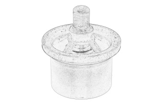 Termostat lichid racire potrivit JOHN DEERE 6090MC, 6090RC, 6100MC, 6100RC, 6105M, 6105R, 6110MC, 6110RC, 6115 R, 6115M, 6125 M, 6125 R, 6130 R, 6130M, 6140 M, 6140 R, 6150 M, 6150 R