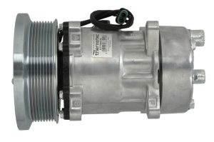Compresor climatizare 12V potrivit FIATAGRI 670, 670 DT, G 170, G 190, G 210, G 240; NEW HOLLAND 8670, 8670 A, 8770, 8770 A, 8970, 8970 A, 170/8670, 190/8770, 100, 110, 115, 80 (R134a)