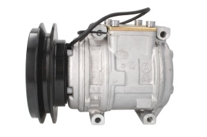 Compresor climatizare 24V potrivit JOHN DEERE 120C, 180C W, 200, 200 C, 200 LC, 230 C, 230 LC, 230 LC R, 270 C, 270 C LC, 370, 450, 450D, 550A, 550B, 550G, 600; KOMATSU CS360-1 (R134a)