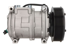 Compresor climatizare 24V potrivit JOHN DEERE 300D, 310D, 315D, 410D, 4700, 510D, 5210, 5220, 5310, 5320, 5320N, 5410, 5420, 5420N, 5510, 5520, 5520N, 6100, 6200, 6300, 6400 (R134a) - Img 3