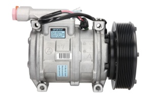 Compresor climatizare 24V potrivit JOHN DEERE 300D, 310D, 315D, 410D, 4700, 510D, 5210, 5220, 5310, 5320, 5320N, 5410, 5420, 5420N, 5510, 5520, 5520N, 6100, 6200, 6300, 6400 (R134a) - Img 3