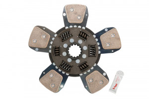 Disc ambreiaj ceramica potrivit AGRIFULL 55-46, 65-46, 55-66, 60, 80, 70, 75, 50, 90, 95, 85; CASE IH 65 A, JX70, JX75, 75, 75 MAXXIMA, 80, 80 2WD, 80 4WD (280mm, numar adaptori: 6)