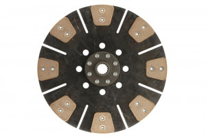 Disc ambreiaj ceramica potrivit CASE IH 1255, 1255 XL, 1255 XLA, 1455 A, 1455 XL, 1455 XLA (350mm, numar adaptori: 8) - Img 4