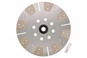 Disc ambreiaj potrivit LANDINI 115, 115 BLUE, 125, 130, 130 BLUE, 135, 145, 160, 165, 105, 105 TECHNO, 115 TECHNO, 120 TECHNO, 130 NEW, 130 TECHNO, 140 TECHNO (350mm, numar adaptori: 8)