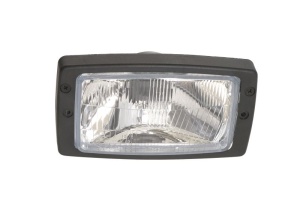 Lampa frontala Dreapta/Stanga (H4, manual, culoare insert: cromat) potrivita Fendt 300, F; ZETOR 10000, 2000, 3000, 4000, 5000 si alte modele