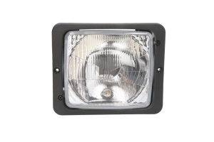 Lampa frontala Dreapta/Stanga (H4/T4W, manual, cu cadru) potrivita Fendt F; ZETOR 4000,5000,6000; ATLAS 1000; Case IH 1000,400,500,600,700,800,900