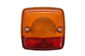 Lampa indicatoare spate Dreapta/Stanga (culoare sticla: portocaliu/rosu, C5W/P21W, lumini parcare/pozitie)