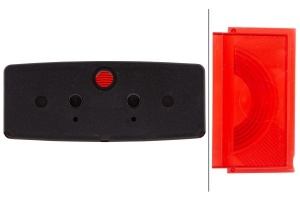 Lampa spate Dreapta (P21W/R10W, 12/24V, alb/galben/rosu, cu indicator, cu lumini frana, lumini parcare/pozitie, cu iluminare numar de inmatriculare) potrivita Deutz Fahr - Img 3