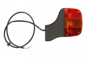 Lampa spate Dreapta potrivit CASE IH 1060 C, 1070 C, 1075 C, 1085 C, 1095 C; NEW HOLLAND T4020 2WD (P21W/R10W, 12V, cu indicator, lampa mers inapoi, cu lumini frana, lumini parcare/pozitie)