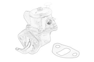Pompa mecanica combustibil potrivita FORD 3100, 3150, 3190, 3300, 3600, 5190, 5200, 5900, 6600 4WD, 6700, 7100, 7600, 7700 2WD, 7700 4WD, 8200, 8600, 8700, 9200, 9600, 9700, 10, 15, 20