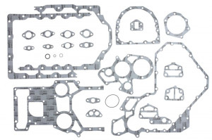 Set complet de garnituri de motor - carter potrivit CATERPILLAR M300C; LANDINI 125 TDI, 135 TDI, 145 TDI, 165 TDI, 185 TDI, 125 NEW SERIES TDI, 135 NEW SERIES TDI, 145 NEW SERIES TDI