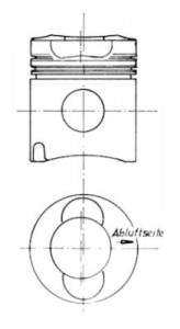 Set piston cu manson potrivit FENDT 380 GTA; ABG 186, 213; AG CHEM R40, R42, R50, R52; AGCO 9630, 9650; ATLAS 1304, 1304LC, 1304M, 1404, 1404HD, 1404LC, 1404M, 1604, 1604LC (102mm STD, 40x80) - Img 2