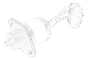 Bobina separare combustibil 12V potrivit PERKINS