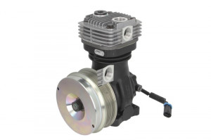 Compresor, capacitate 159cm³, numar de cilindrii: 1, tip de racire: racire cu aer, cu scripete de antrenare potrivit JOHN DEERE (nou, cu cuplaj)