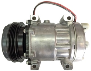 Compresor climatizare 12V potrivit CASE IH 105 A 2WD, 105 A 4WD, 105 C, 106 U, 115 A 2WD, 115 A 4WD, 115 U, 55 A 2WD, 55 A 4WD, 55 C, 65 A, 65 C, 75 A, 75 C, 85 A 2WD, 85 A 4WD (R134a) - Img 3