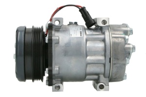 Compresor climatizare 12V potrivit CASE IH 110, 115, 120, 125, 130, 140; CASE-STEYR 4110 CLASSIC, 4110 CVT, 4120, 4120 CVT, 4130 CLASSIC, 4130 CVT; NEW HOLLAND T6.120 2WD (R134a)