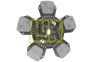 Disc ambreiaj ceramica potrivit CASE IH 78, 86, 94; CASE-STEYR 9078, 9080, 9083, 9086, 9094, 9090, 9093, 9100; LINDNER 80 (327mm, numar adaptori: 5)