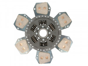 Disc ambreiaj ceramica potrivit CLAAS 220, 230, 330; DEUTZ FAHR 5080 G, 5090 C, 5090 D, 5090 G, 5090.4 D, 5090.4 G, 100 M, 100 N, 400 F, 410 F, 90 C, 90 M, 90 N (310mm, numar adaptori: 6)