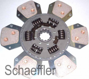 Disc ambreiaj ceramica potrivit URSUS 8014 A, 8064 STD, 360, 380; CARRARO 105 F; CLAAS 210, 220, 230 2WD, 230 4WD, 237 VE, 237 VL, 247 F, 247 VE, 247 VL, 257 F (280mm, numar adaptori: 6)