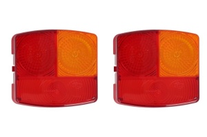 Elementul lampii spate Dreapta (P21W/R10W, portocaliu/rosu, cu indicator, cu lumini frana, lumini parcare/pozitie, fara reflector, cantitate per impachetare: 2pini, pret