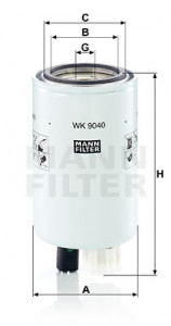 Filtru combustibil AMMANN AV; HYSTER H; YALE G, GP 4BT3.3 - Img 3