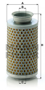 Filtru hidraulic (element filtrant) DAF DB, SB, TB; IVECO EUROCARGO I-III, EUROSTAR, EUROTECH MH, EUROTECH MP, EUROTECH MT, EUROTRAKKER; VOLVO FH12, FH16 8210.42L(TCA)-XE315C dupa 1973 - Img 2