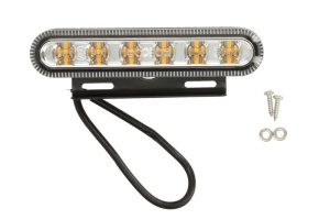 Girofar (chihlimbar, 12/24V, LED, 12Wx6, lungime cablu; 0,3m)
