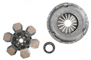 Kit ambreiaj 350mm potrivit HUERLIMANN 6135 XB, 115, 130, 913; LAMBORGHINI 135, 1300, R 5.115, R 5.130; SAME 110, 130, 115 (cu rulment)