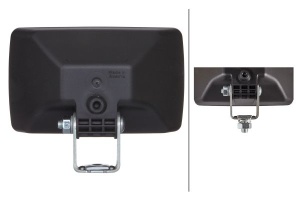 Lampa de lucru (H3,12/24V, 35/70W, lungime: 153mm, inaltime: 118mm, latime: 153mm, adancime: 92mm) potrivita Mercedes ACTROS MP4 / MP5; Fendt 200,300 01.80 - Img 3
