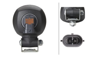 Lampa de lucru (H9,12V, 65W x113mmx85mm) potrivita John Deere 5045E, 5050E, 5055E 2WD, 5055E 4WD, 5058E si alte modele - Img 3
