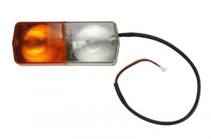 Lampa de pozitie Fata Dreapta 12/24V potrivit MASSEY FERGUSON 133, 140 (3 CYL), 155, 158, 165, 168, 185, 188, 1080, 235, 245, 250, 253, 254, 255, 260, 264 T, 265, 274 (P21W/R5W, cu indicator)