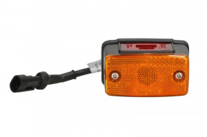 Lampa gabarit Dreapta/Stanga; Portocaliu; W5W; inaltime 88; latime 52; adancime 41; lungime cablu 200; 12/24V