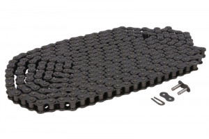 Lant 15.87 (5 / 8) x10, 16x9, 65, oțel ÅŸir, randurile 1, 5m lungime, standard de Marea Britanie, Octal placă (pas x diametru x inaltime cu role role), RS10B-1 / Tsubaki /.